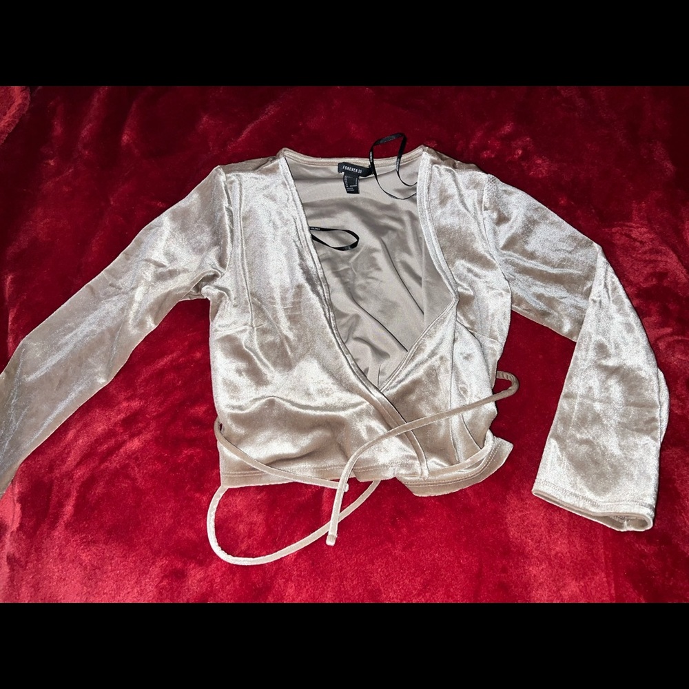 Small Forever 21 crop top bronze